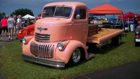 Classic Chevrolet Hauler - bowtie, gm, pickup, wood