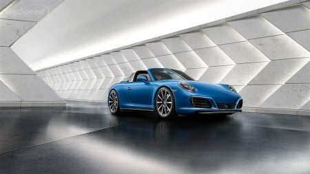 2017-Porsche-911 - sports car, 2017, porsche, blue