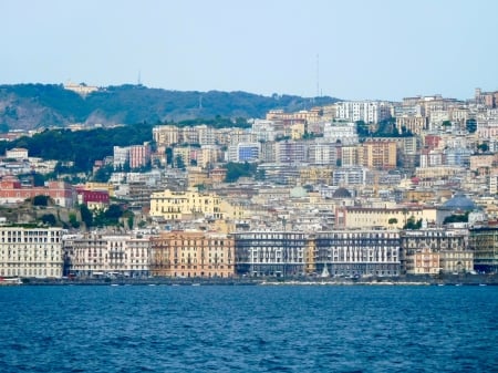 Naples Harbour Italy - Harbour, Buildings, Italy, Naples