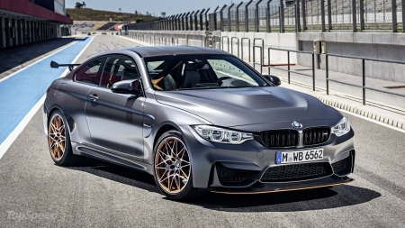 2016-Bmw-M4-Gts - beamer, gray, 2016, wing