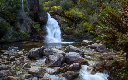 Lady Bath Falls, Victoria, Australia - waterfall, nature, rocks, australia