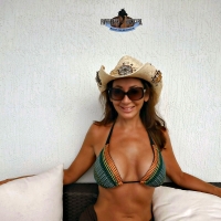 Beach Sofa Cowgirl