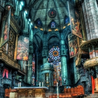 magnificent church alter hdr