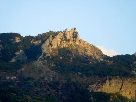 Sunshine Mountain Top - sky, holidays, mountain, sun