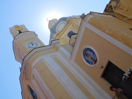 Church in Italy - ancient, religion, holidays, church, sun