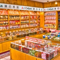 a candy store in japan