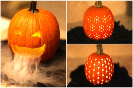 Halloween Pumpkin - halloween, carvings, cute, pumpkin