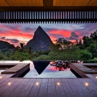 pitons from hotel chocolat