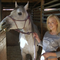 Kayden Kross and her Horse