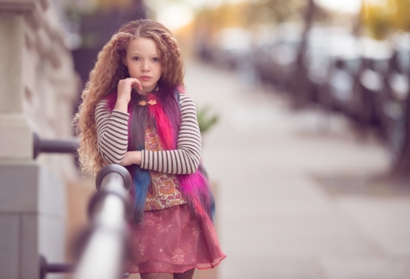 little girl - princess, people, hair, belle, sightly, white, face, childhood, fair, little, bonny, adorable, child, wallpaper, pink, beautiful, sweet, nice, beauty, street, photography, standing, pretty, baby, cute, kid, dainty, girl, lovely, pure, comely, desktopnexus, blonde