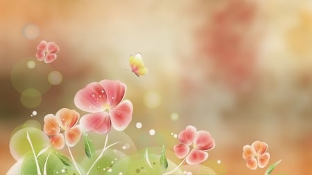 Sweet - abstract, flowers, wp, sweet