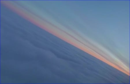 view from from plane pilot - sky, air, view from plane, sunset, nature, cool, clouds, beautiful, fly