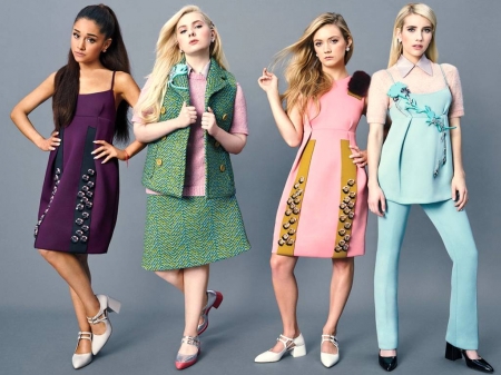 Scream Queens - 2015, wallpaper, model, beautiful, actress, scream queens