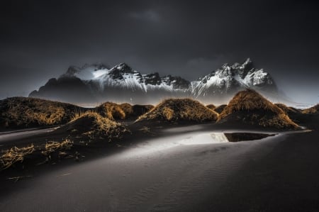 Icelands Mountain - nature, icelands, mountain, snow