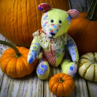 Teddy Bear & Pumpkins