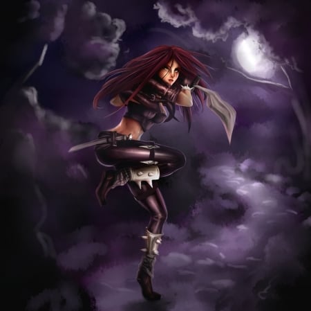 Katarina - warrior, games, girl, fantasy