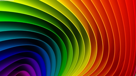 Rainbow Colors 1 - illustration, computer graphics, beautiful, painting, artwork, art, wide screen