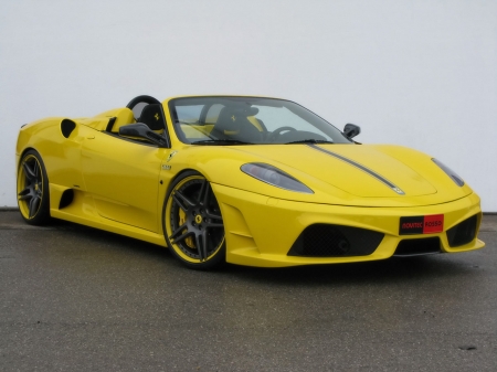 FERRARI-F430-SCUDERIA-SPYDER - Custom Wheels, Ferrari, Sports Car, Yellow