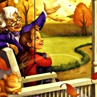 Grandma's Swing in Fall