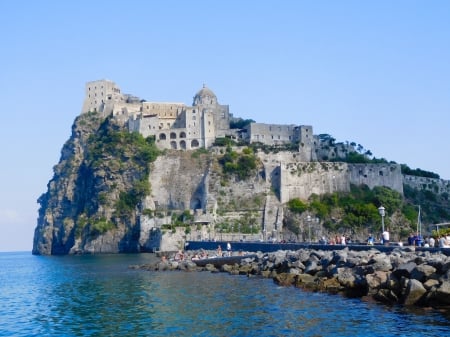 Aragonese Castle Ischia Naples Italy