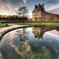 palace gardens hdr