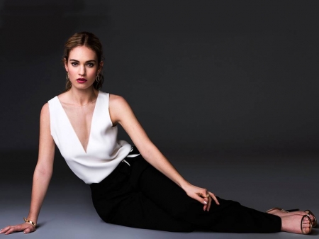 Lily James - actress, lily james, wallpaper, model, lily, beautiful, 2015, james, english