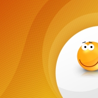 orange smiley