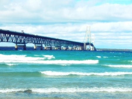 The Mackinaw Bridge-Michigan