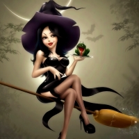 Sweet Witch and Frog