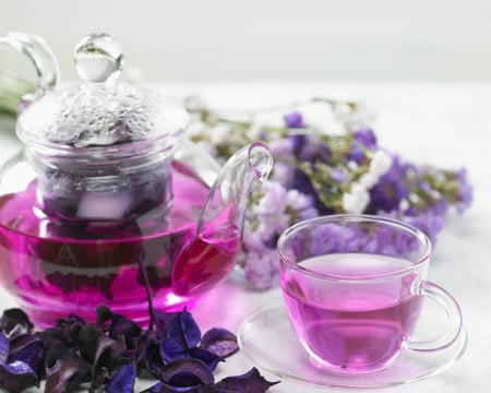 Still Life - still life, tea  pot, glass, cup