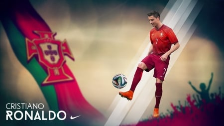 Christiano Ronaldo Nike - sports, commitment, soccer, action