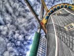 mighty windmill from below hdr