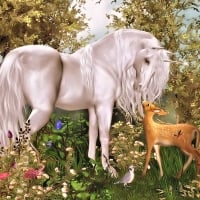 Unicorn and Deer