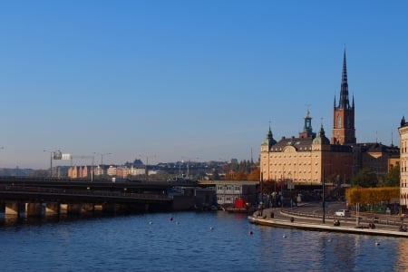 Stockholm - Water, Sky, Blue, House