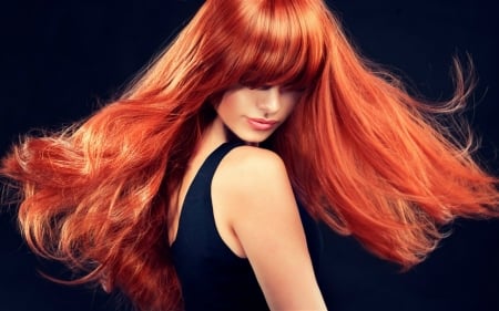 Redhead Beauty - redhead, woman, hair, model