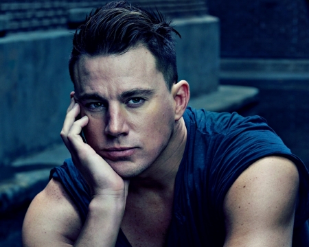 Channing Tatum - male, man, blue, actor, channing tatum