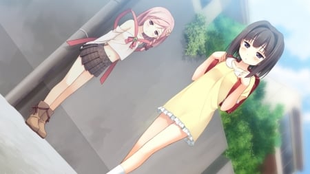 Your diary - anime, girls, friends, walk