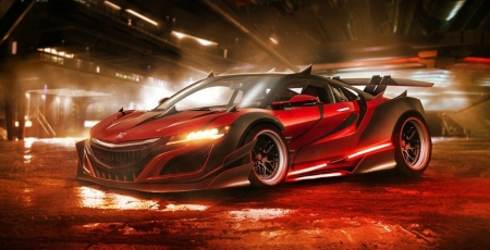 What Cars Would The Star Wars Characters Drive - nsx, red, black, wing