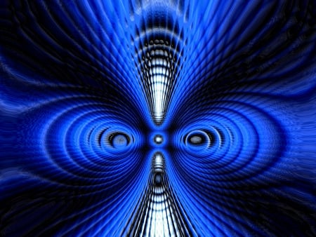 Blue'd - 3d, abstract, blue