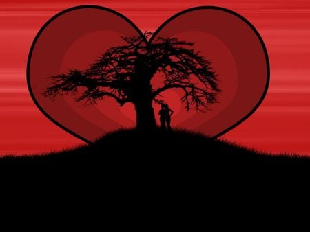 Tree of love - love, hearts