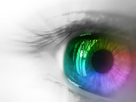 Beautiful Eye - nice, pretty, beautiful, eyes, colored, colors