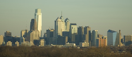 The Philadelphia Skyline  - comcast center, liberty place one, liberty place two, philadelphia, philadelphia skyline