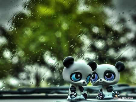 3D Adorable Pandas