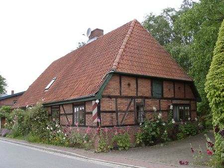 Old farmhouse in Garbek - north germany, kathe, farmhouse, germany