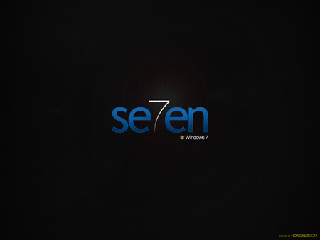 Wallpaper 5 - Windows 7 - black, microsoft, windows 7, blue, windows, seven, 7