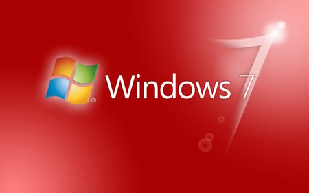 Wallpaper 9 - Windows 7 - microsoft, windows 7, red, windows, seven, 7