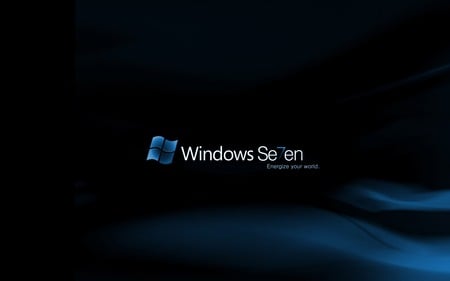 Wallpaper 29 - Windows 7 - black, microsoft, windows 7, blue, windows, seven, 7, vista