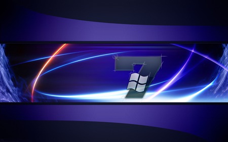 Wallpaper 33 - Windows 7 - black, microsoft, windows 7, blue, windows, seven, 7