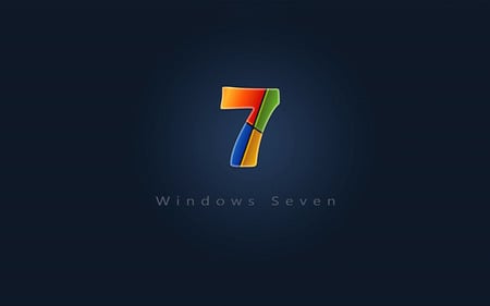 Wallpaper 42 - Windows 7 - black, microsoft, windows 7, blue, windows, seven, 7