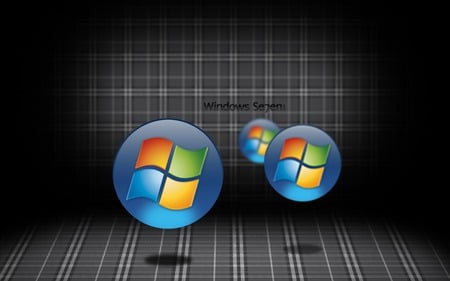 Wallpaper 53 - Windows 7 - windows, seven, vista, microsoft, windows 7, black, balls, dark, steel, 7